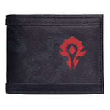 World of Warcraft Cartera Billetera Mapa de Azeroth de la Horda - Vista frontal