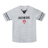 World of Warcraft Horda Logotipo Mujer Gris T-camisa - Vista frontal