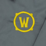 World of Warcraft Trabajo gris Chaqueta - Bordado closeup