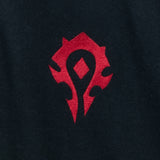 World of Warcraft Horda Logotipo Negro  Sudadera con cremallera - cerrar Up View