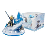 Lil' Champions Lucha en la nieve Arthas 7.5in. Estatua - Vista de la estatua y la caja