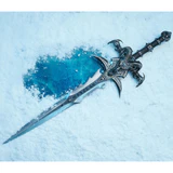 Réplica prémium de la espada Agonía de Escarcha de World of Warcraft - Vista frontal de la espada