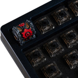 World of Warcraft Horde Chest Artisan Keycap - Vista superior del teclado