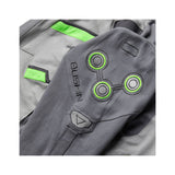 Overwatch  2 Genji Gris Sudadera  con cremallera completa - Detalle de manga para el brazo