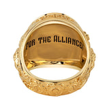 World of Warcraft X Anillo de sello RockLove Alliance - Vista inferior