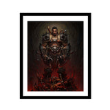 Diablo Barbarian 40,5 x 51 cm Impresión artística enmarcada - Vista frontal