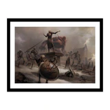 Diablo IV Ejército de los No Muertos 35,5 x 50,8cm Lámina Enmarcada - Vista Frontal