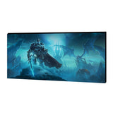 World of Warcraft Todos los hombres del rey 30,5 x 58,5 cm Lienzo en Azul - Vista frontal