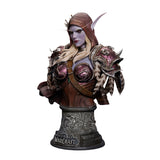 World of Warcraft Busto Sylvanas a escala 1:3 - Vista izquierda