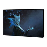 World of Warcraft La Reina de Invierno Lienzo de 35,5cm x 61cm en Azul - Vista frontal