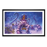 Hearthstone C'Thun The Shattered 35,5cm x 61cm Impresión artística enmarcada en Azul - Vista frontal