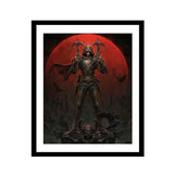 Diablo Cazador de demonios 40,5 x 51 cm Impresión enmarcada - Vista frontal