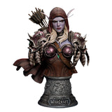 World of Warcraft Busto Sylvanas a escala 1:3 - Vista frontal