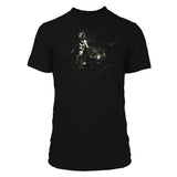 Diablo Rey Esqueleto Inmortal Negro T-camisa - Vista frontal