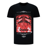Diablo Jefe final inmortal Negro T-camisa -Vista frontal