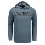 Heroes of the Storm Logotipo Azul Con capucha Manga larga Camisa - Vista frontal