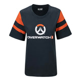 Overwatch 2 Carbón Vegetal para Mujer Logotipo T-camisa -Vista frontal