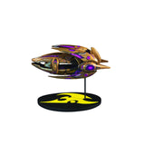 Réplica de la nave portadora Protoss de la Edad de Oro de StarCraft de edición limitada de 18 cm en color dorado - Vista izquierda