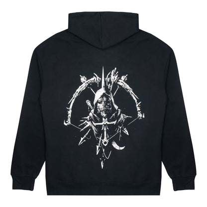 Diablo IV Rogue Sigil Noir Zip-Up Hoodie - Vue arrière