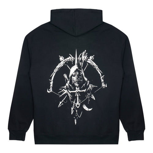 Diablo IV Rogue Sigil Noir Zip-Up Hoodie - Vue arrière