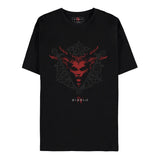 T-shirt noir Sceau de Lilith Diablo IV - Vue de face
