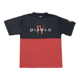 Diablo IV Logo Bloc de couleur rouge T-shirt - Vue de face