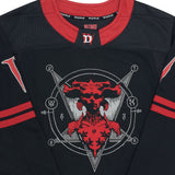 Diablo IV Noir Chandail de hockey - fermer-Vue vers le haut