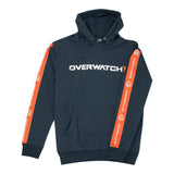 Overwatch 2 Sweat à capuche gris héroïque - Vue de face avec le motif de la manche