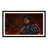 World of Warcraft Wrathion 30.5 x 43.4 cm Impression d'art encadrée - Vue de face