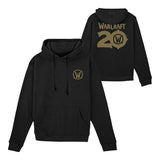 World of Warcraft 20e anniversaire Noir Sweat à capuche - Vue de face et de dos