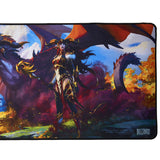 World of Warcraft Dragonflight Gaming Desk Mat - fermer Up View