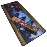 World of Warcraft Tapis de bureau Dragonflight - Vue de côté avec l'emballage
