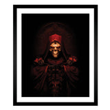 Diablo II : Resurrected 40.6cm x 50.8cm Impression d'Art Encadrée en rouge - Vue de face