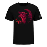 T-shirt noir pour Alexstrasza de World of Warcraft - Vue de face