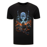 T-shirt noir J!NX World of Warcraft : extension Shadowlands - Vue de face