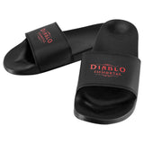 Diablo Immortel Noir Logo Diapositives - Vue de chevauchement
