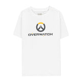 Overwatch Femmes Blanc Logo  T-shirt  - Vue de face