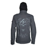 Diablo IV Prime Evil Grey Zip-Up Fatigue Jacket - Vue arrière