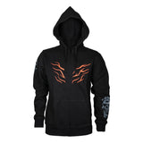 World of Warcraft Shadowlands King No More Noir Zip-Up Hoodie - Vue de face