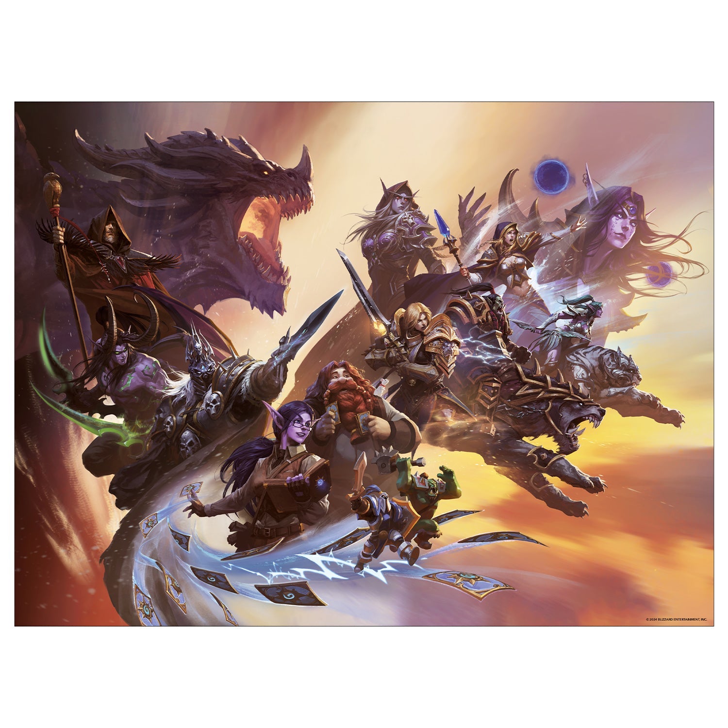 Celebrazione del 30° Anniversario di Warcraft 18x24 Poster - Vista frontale