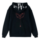 Diablo IV Felpa con cappuccio Tree of Whispers Pullover - Vista posteriore Cappuccio abbassato