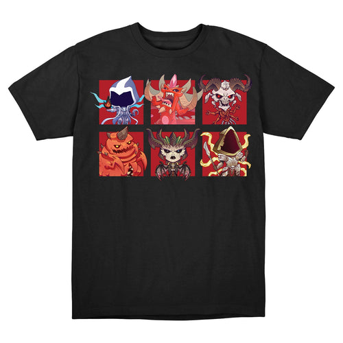 Maglietta Diablo Cute But Deadly - Vista frontale Versione nera