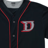 Diablo IV Maglia da baseball nera - Vista da vicino