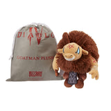 Peluche Uomo Capra di Diablo IV - Vista frontale con borsa 