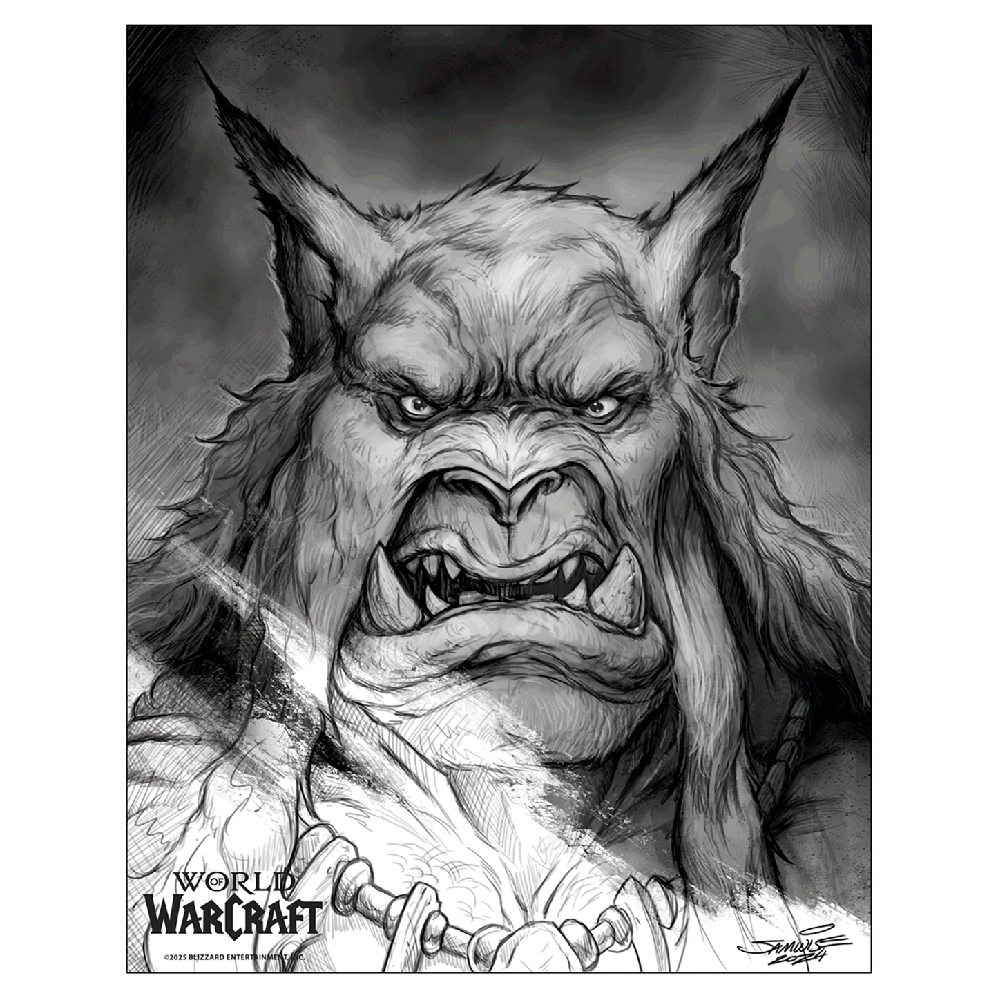World of Warcraft Come disegnare il disegno 27x35cm Poster - vista animata