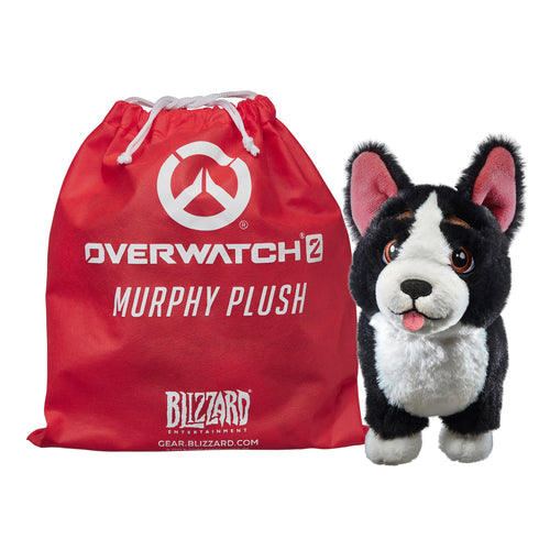 Overwatch 2 Peluche Murphy - Vista frontale con borsa