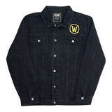 World of Warcraft Giacca nera button-up in denim