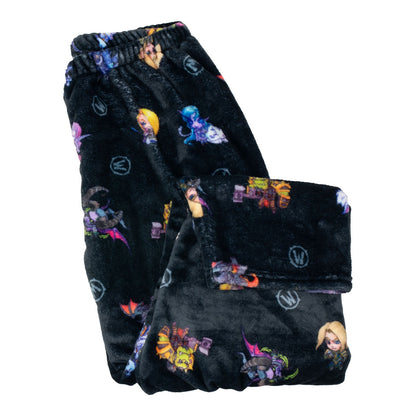 Pantaloni del pigiama in pile di World of Warcraft , carini ma letali - Visione ripiegata