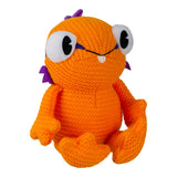 World of Warcraft Peluche Murloc arancione all'uncinetto da 9 pollici - Vista angolare anteriore