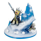 Lil' Champions Lotta nella neve Arthas 7,5". Statua - Vista frontale